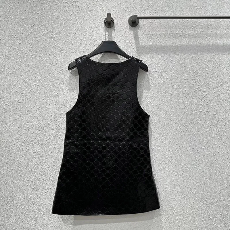 Sheepskin vest dress QZ-93139