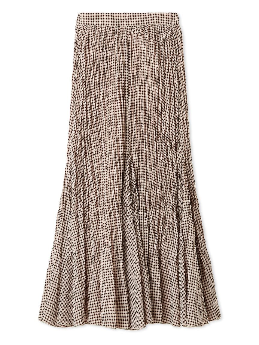 Pleated Circular Skirt