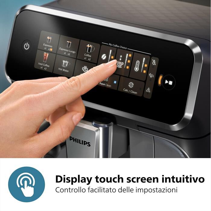 PHILIPS - Macchina da caffè automatica SERIES 3300 EP3321/40-Nero