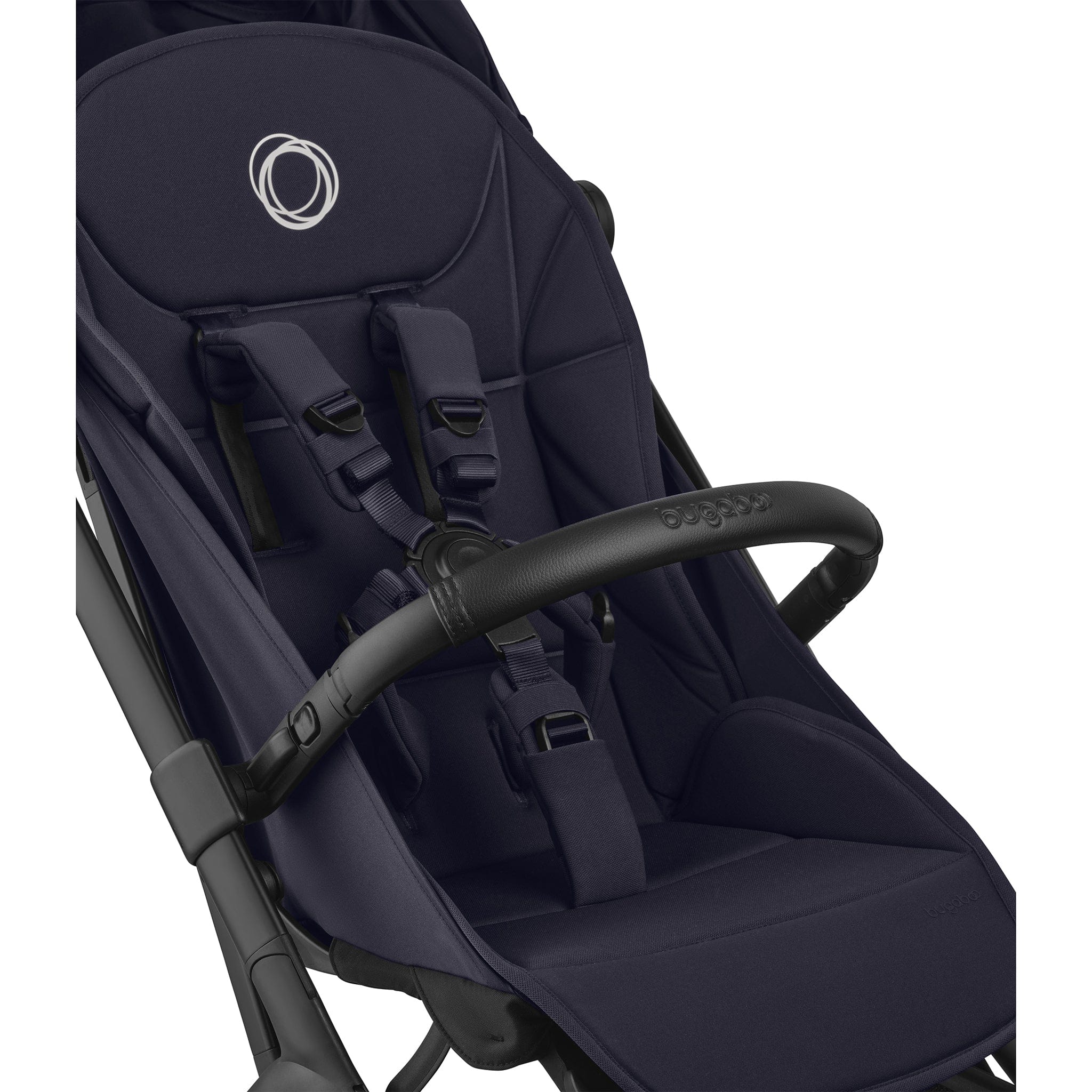 Bugaboo Butterfly 2 Complete Stroller + Bumper Bar Bundle - Black / Deep Indigo / Deep Indigo