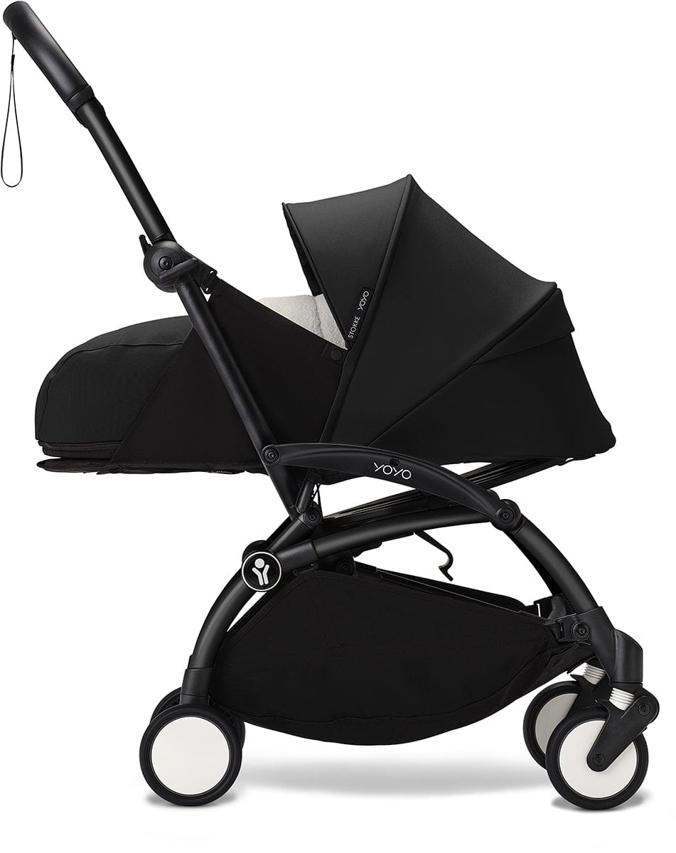 Stokke YOYO3 Ultra Compact Complete 0+/6+ Stroller Bundle - Black / Taupe