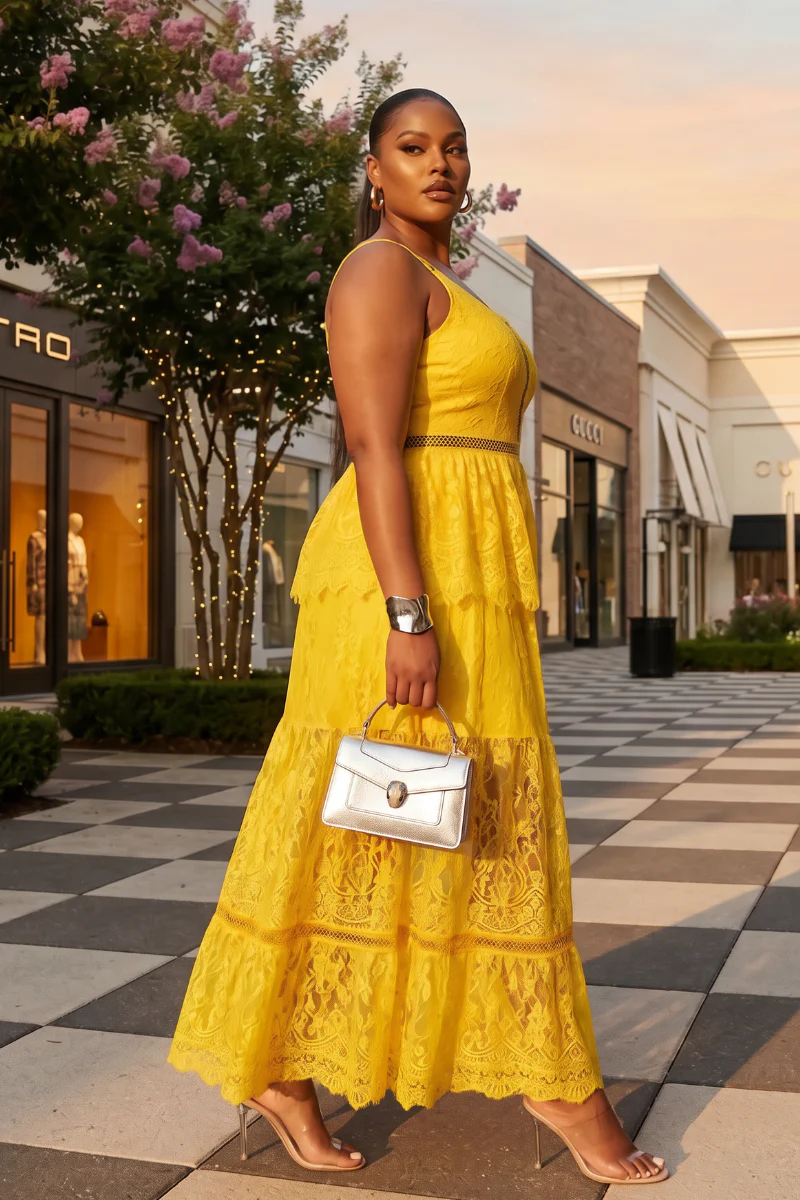 Lacey Chantilly Dress