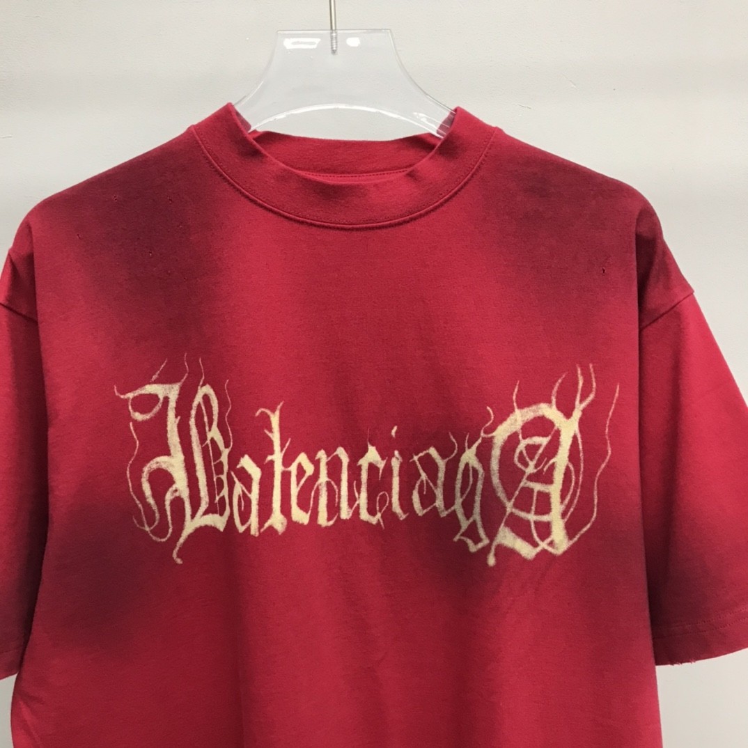 BLCG Sanskrit lettering industrial paint T-shirt