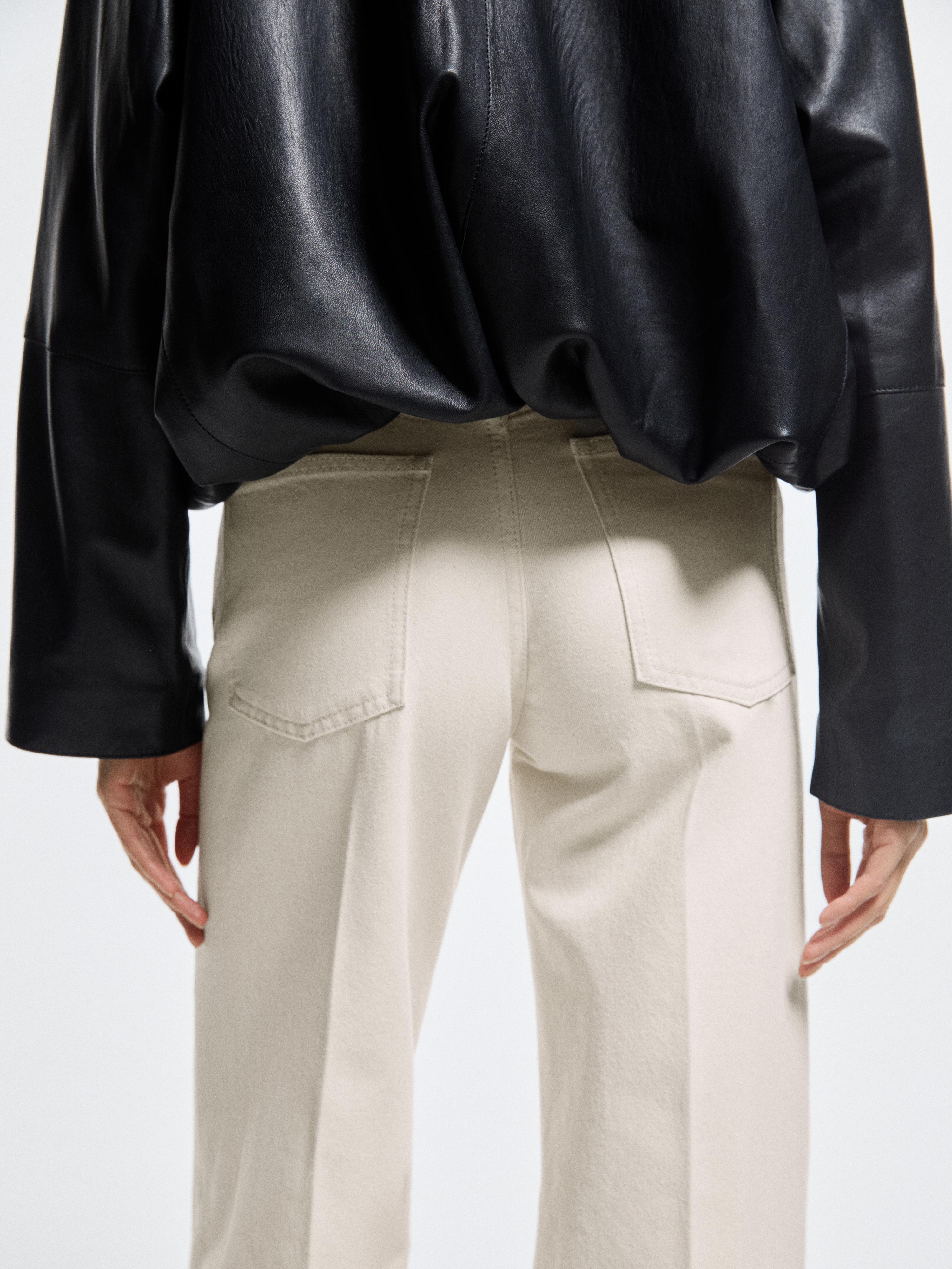 Jeans palazzo tiro alto