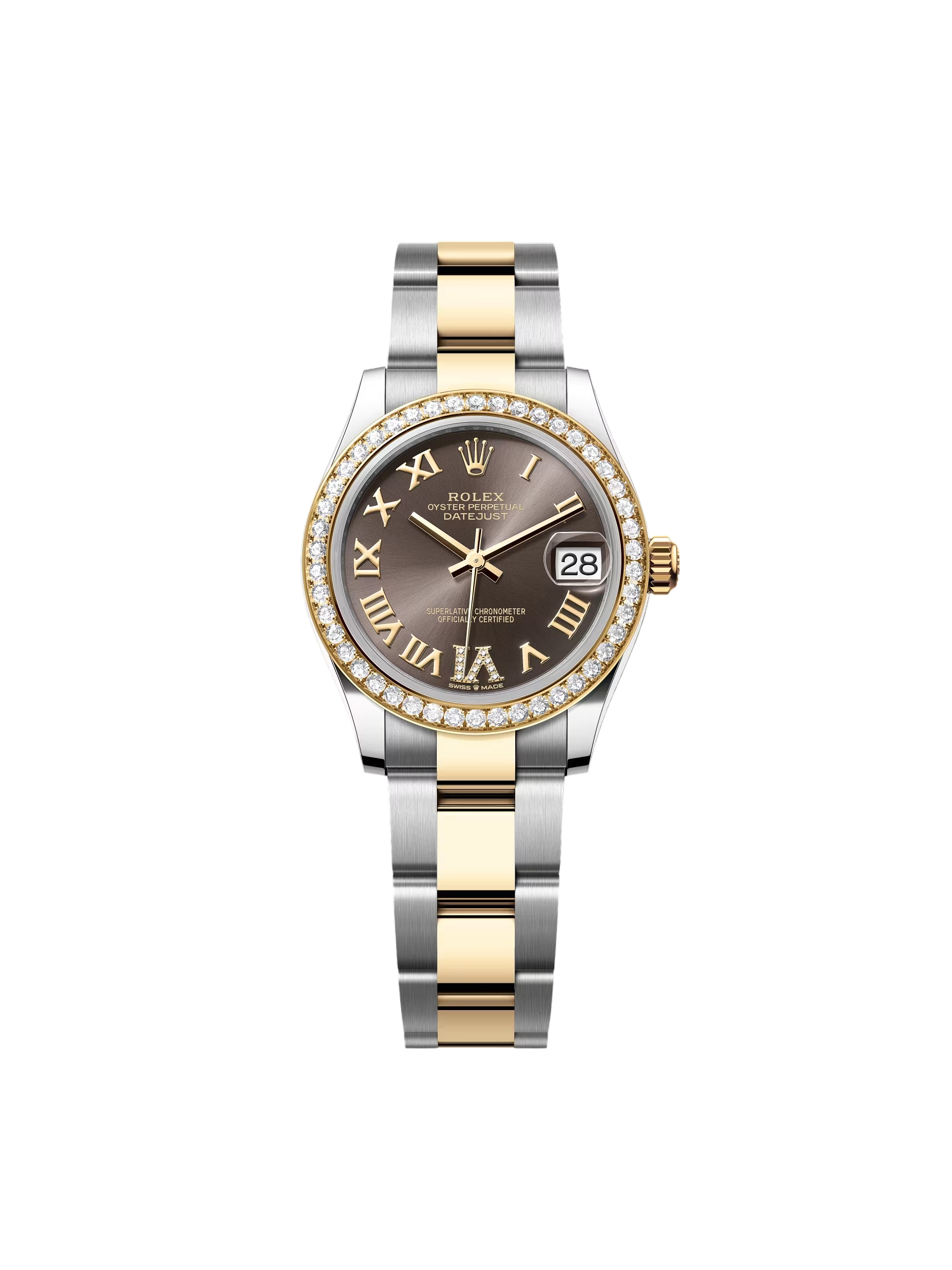 Rolex Datejust m278383RBR-0017/0018 31mm Dark Grey Dial Oyster Bracelet