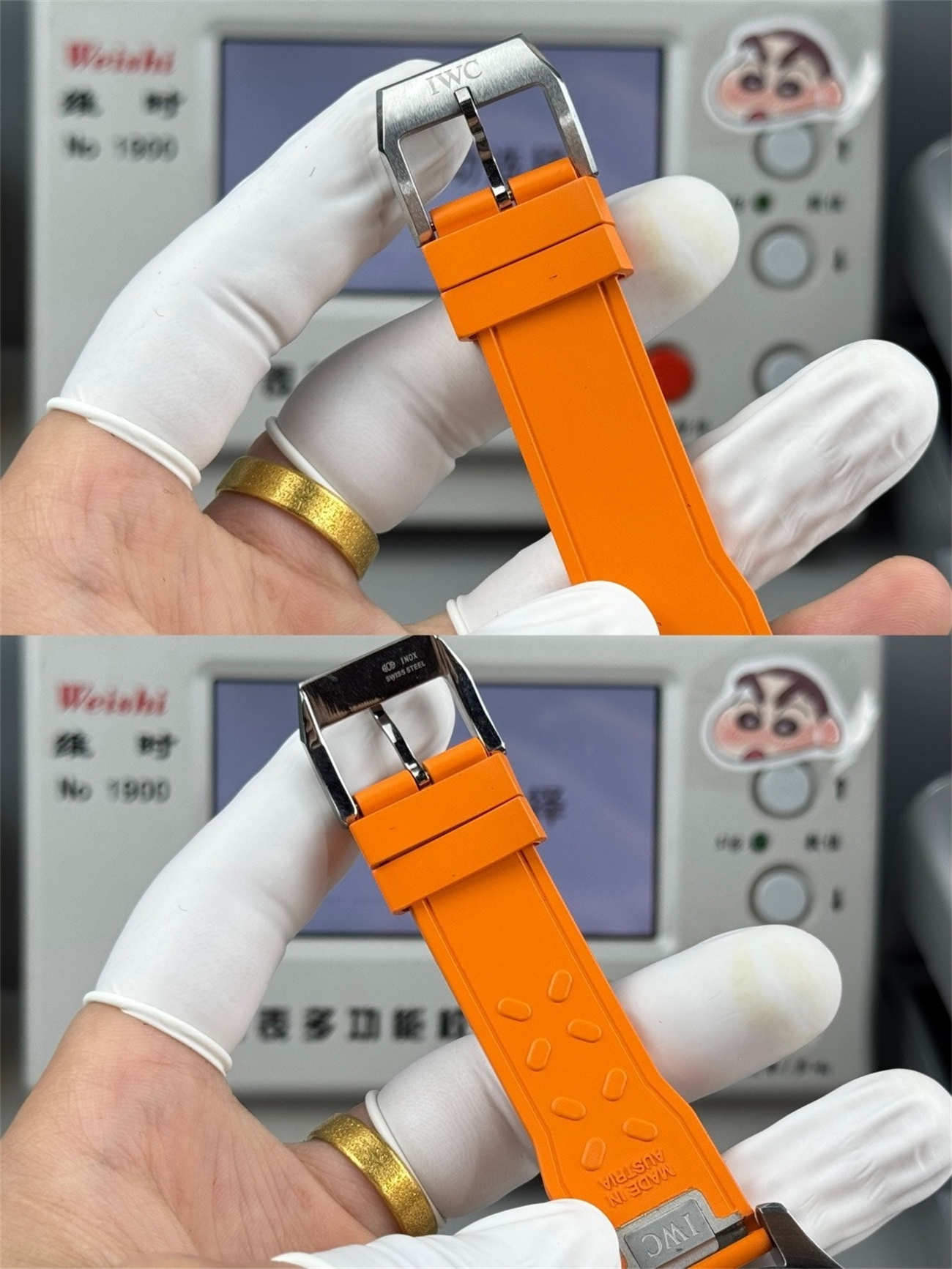 IWC Pilot IW388108 Replica – AMG Orange Dial Chronograph Edition
