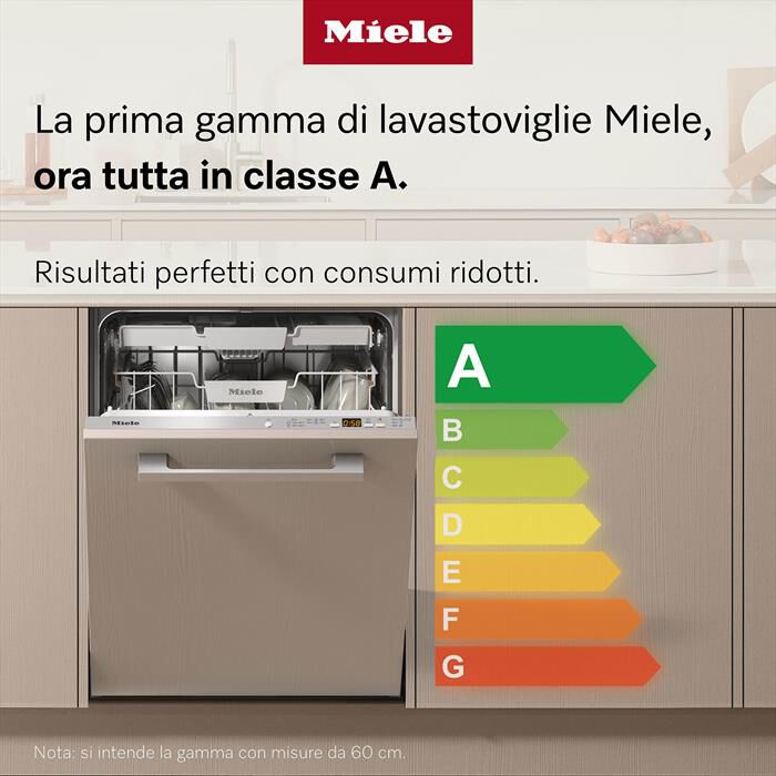 MIELE - Lavastoviglie G 5633 SC CLST Classe A 14 coperti-CleanSteel