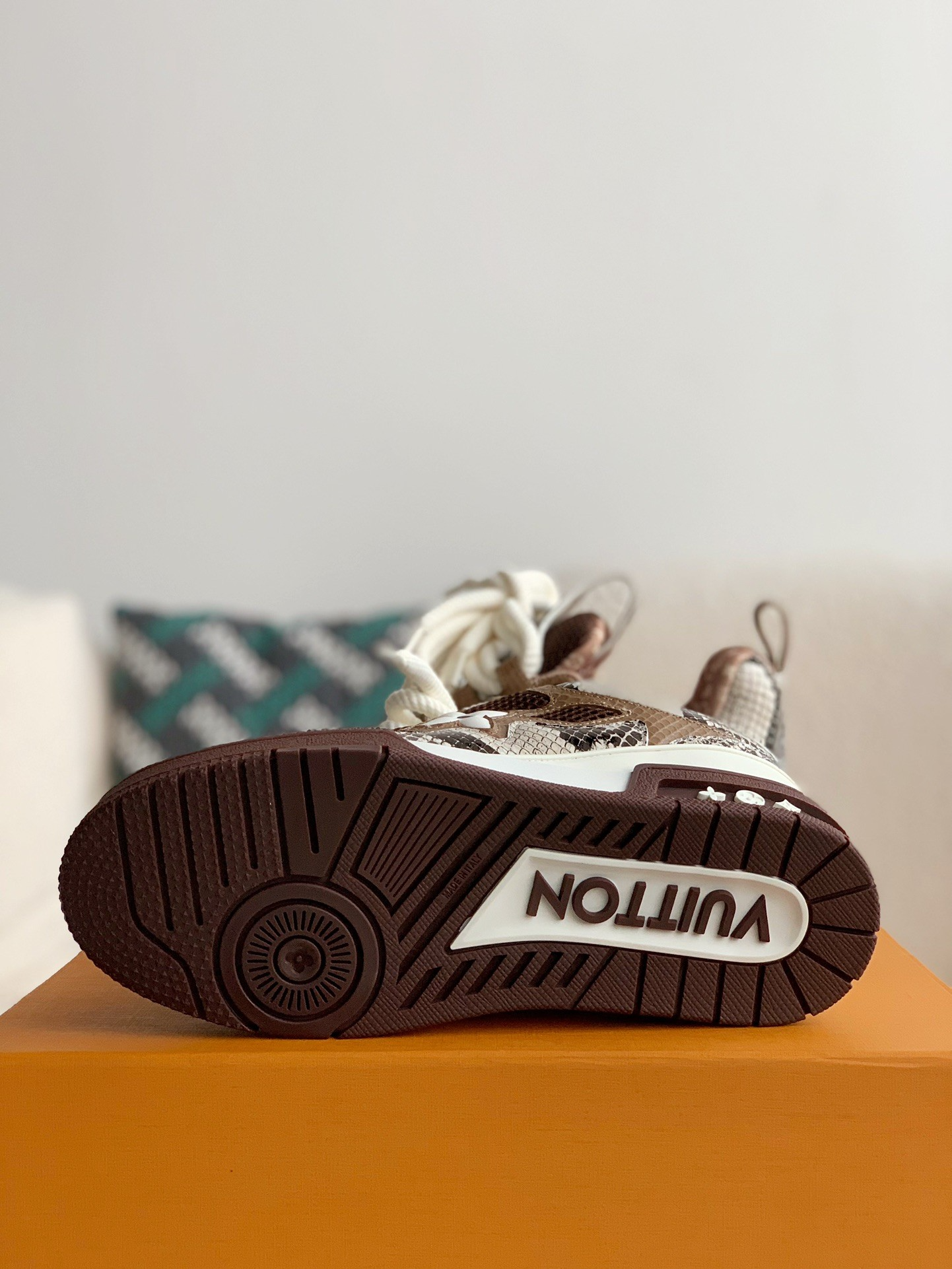 LV Skate Trainers ‘Brown’ – NICE SHOEUS