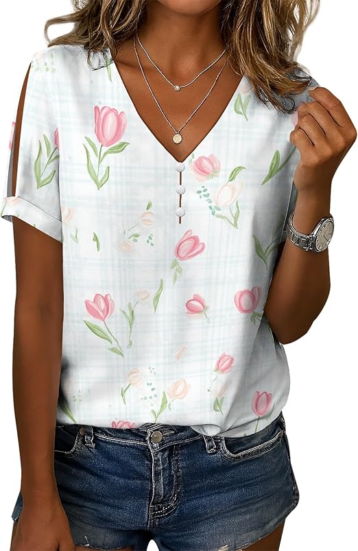 AERLEN Linen Tops for Women