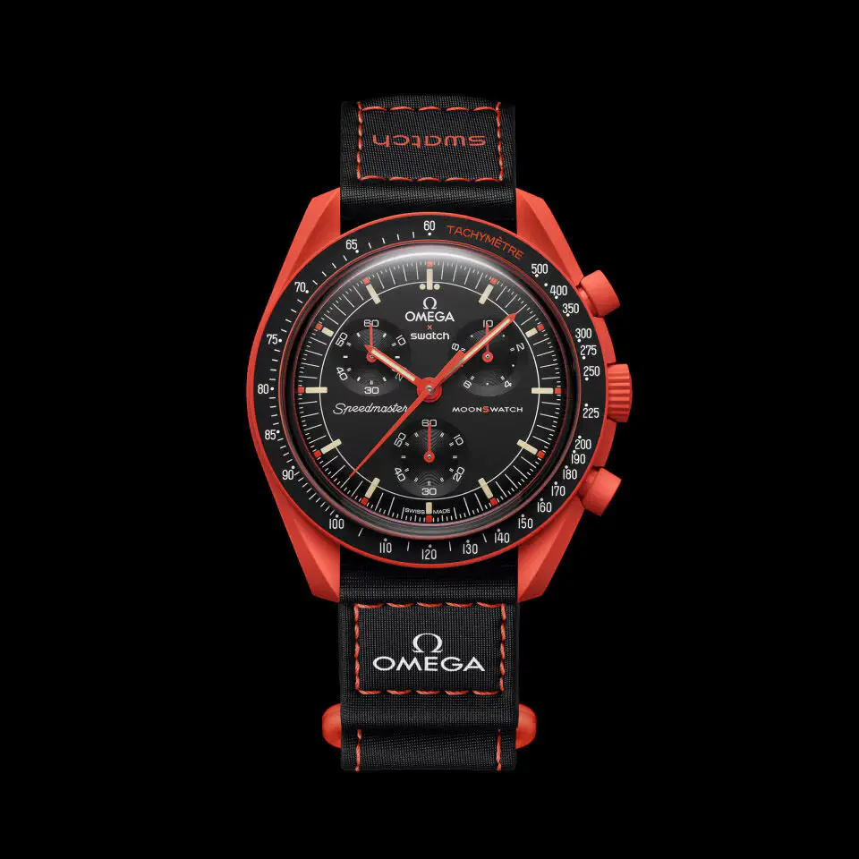 SWATCH x OMEGA 時計 MISSION ON EARTH - LAVA