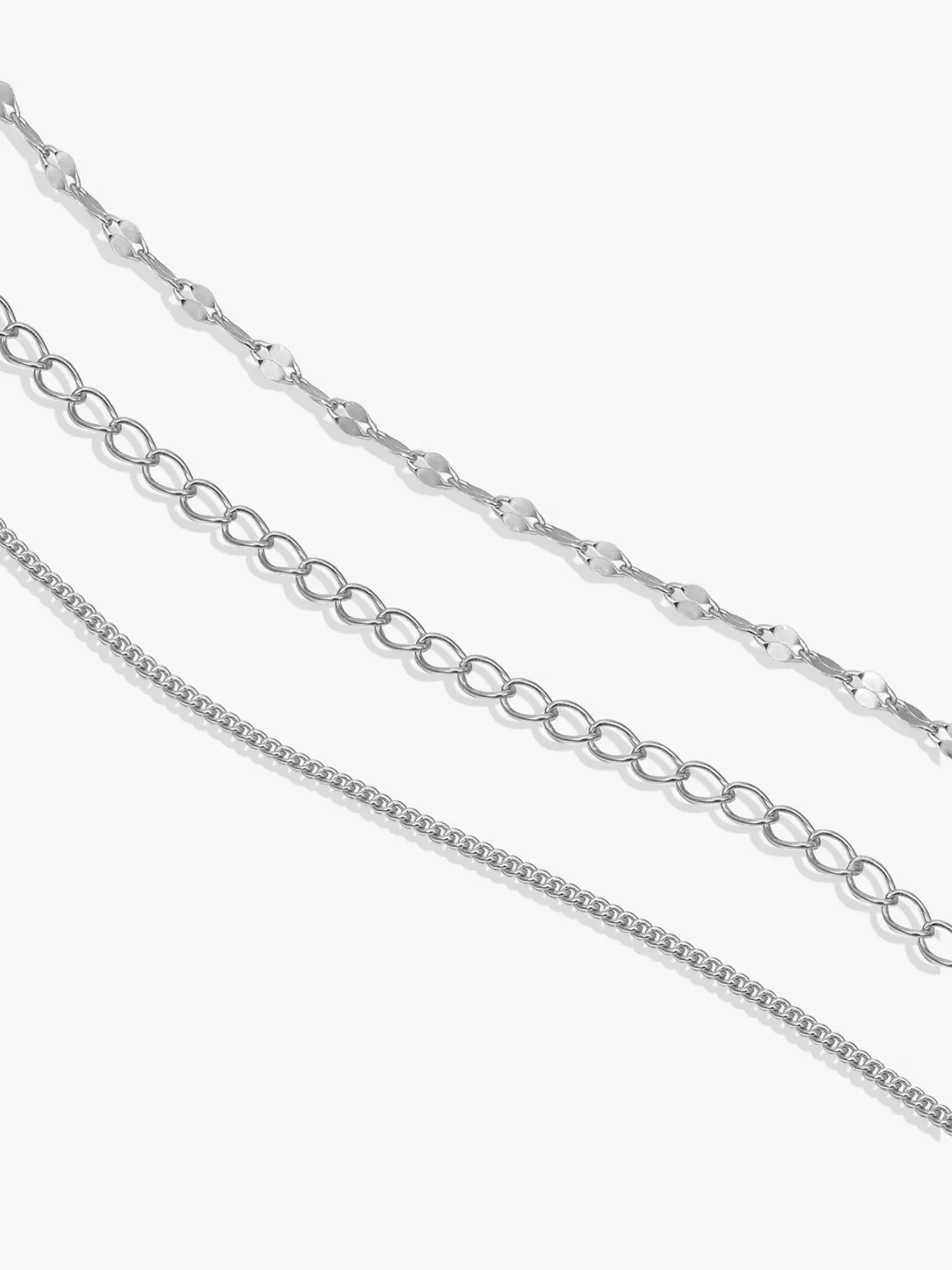 Three Chain Layered Bracelet