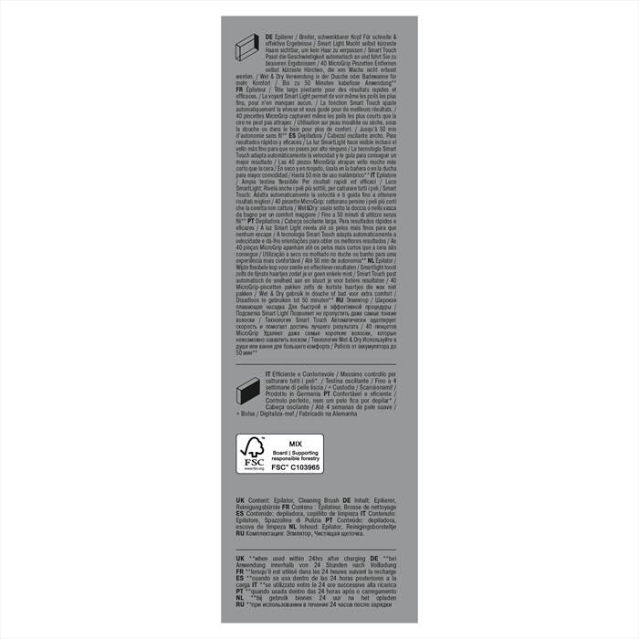 BRAUN - Epilatore SILK-ÉPIL 9 9-000-BIANCO/ROSA