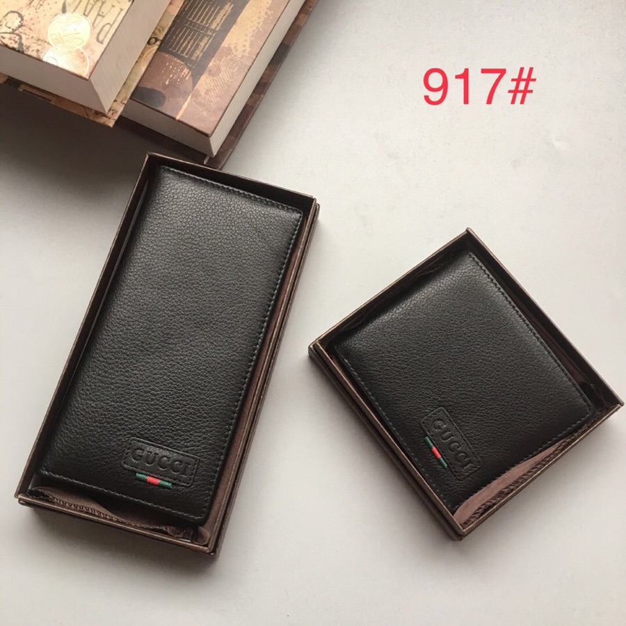 Black Leather Wallet QB-927003