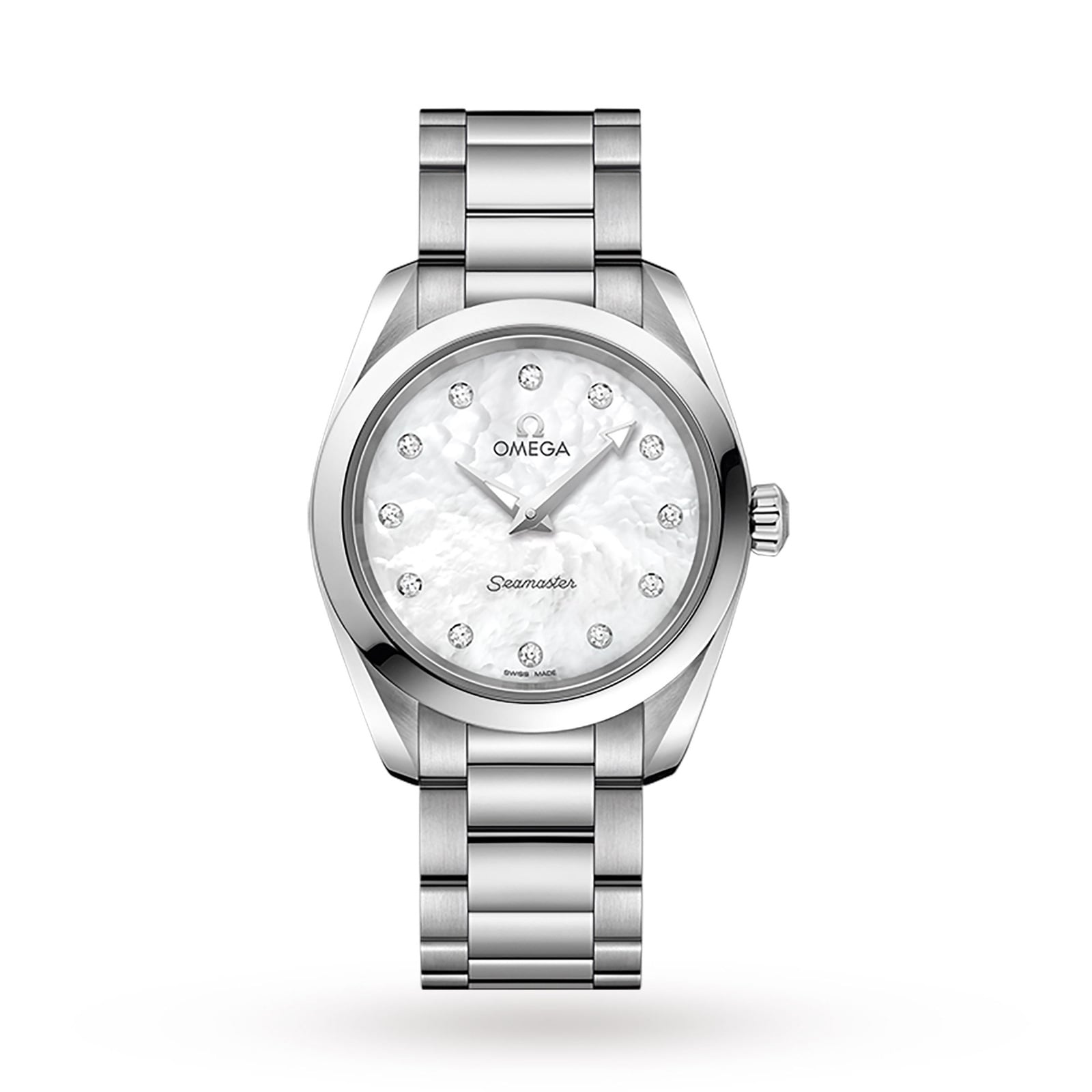 Omega Seamaster Aqua Terra 150M Ladies 28mm Quartz Diamond Dot Watch-P17331344