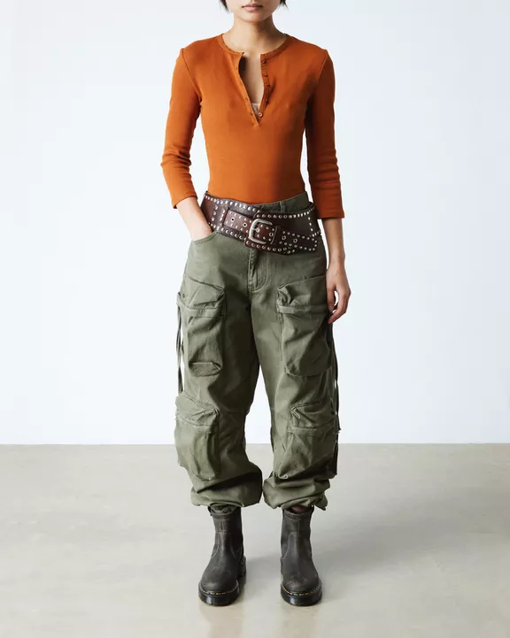 Anistone Lo Leather Biker Boots