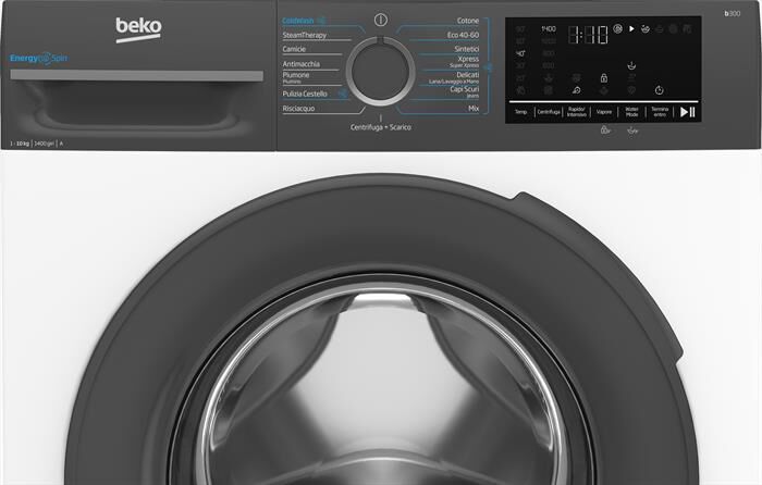 BEKO - Lavatrice BMWEU10147DA 10Kg Classe A-Antracite, Bianco