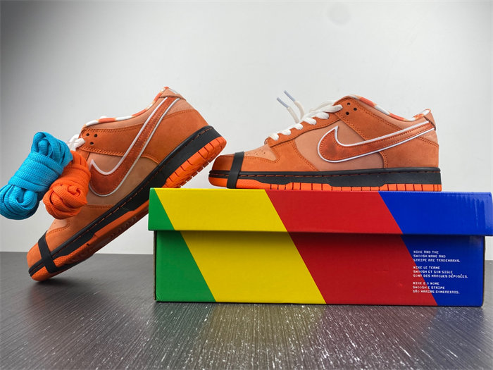 NK SB Dunk Low Concepts Orange Lobster FD8776-800