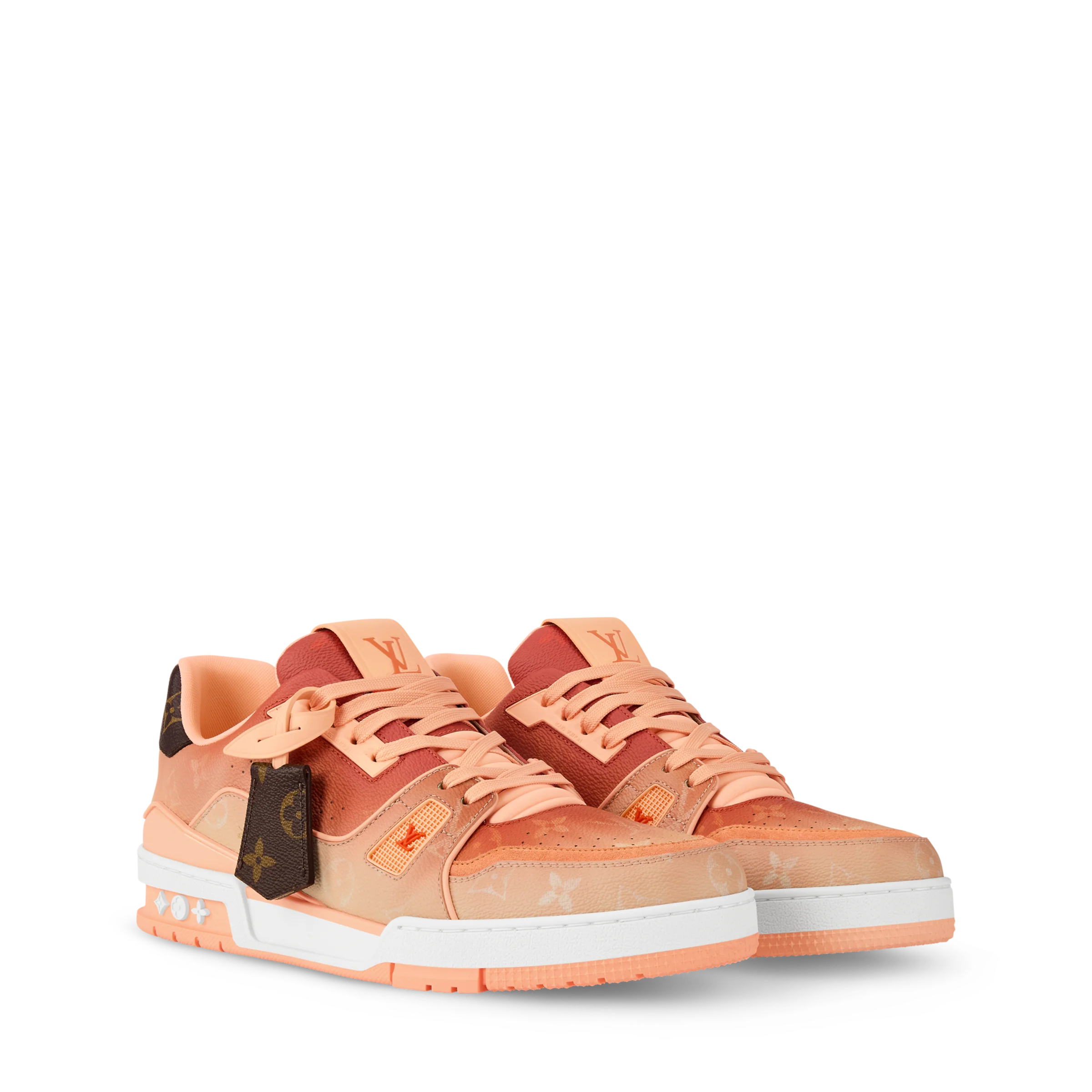 Trainer Sneaker Monogram-printed canvas Orange