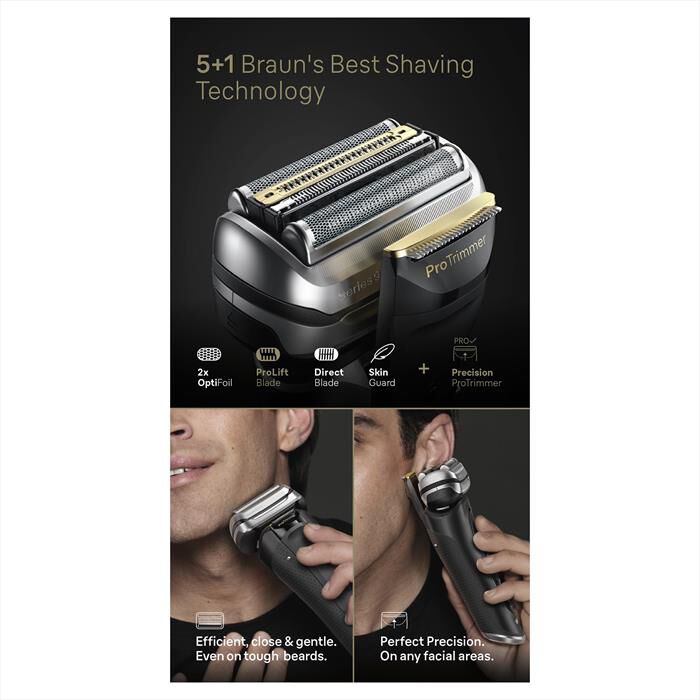 BRAUN - Rasoio SERIES 9 PRO+-Nero