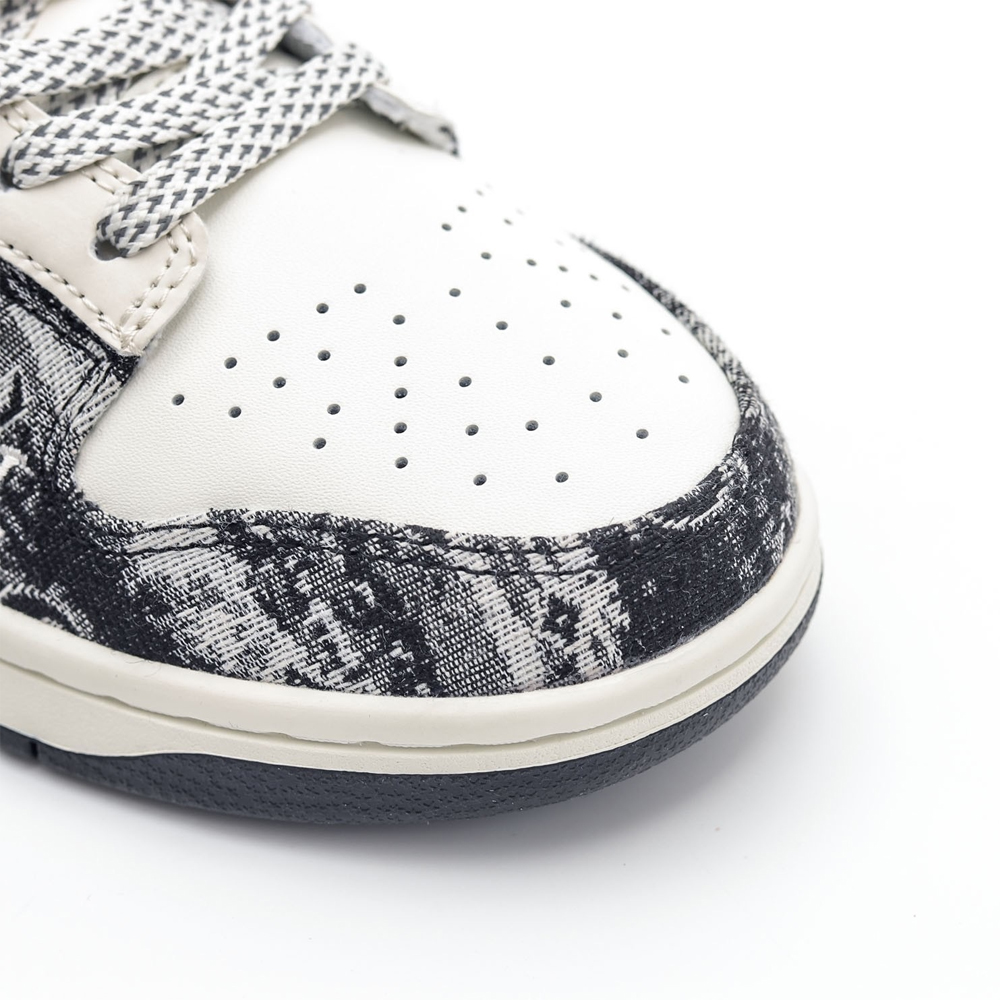 NK SB Dunk Low x Lois Vuton Monogram Denim Black NNL24112203