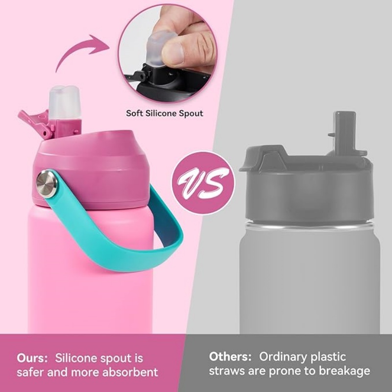 THERMOCLOUD 18oz Insulated Stainless Steel Water Bottle