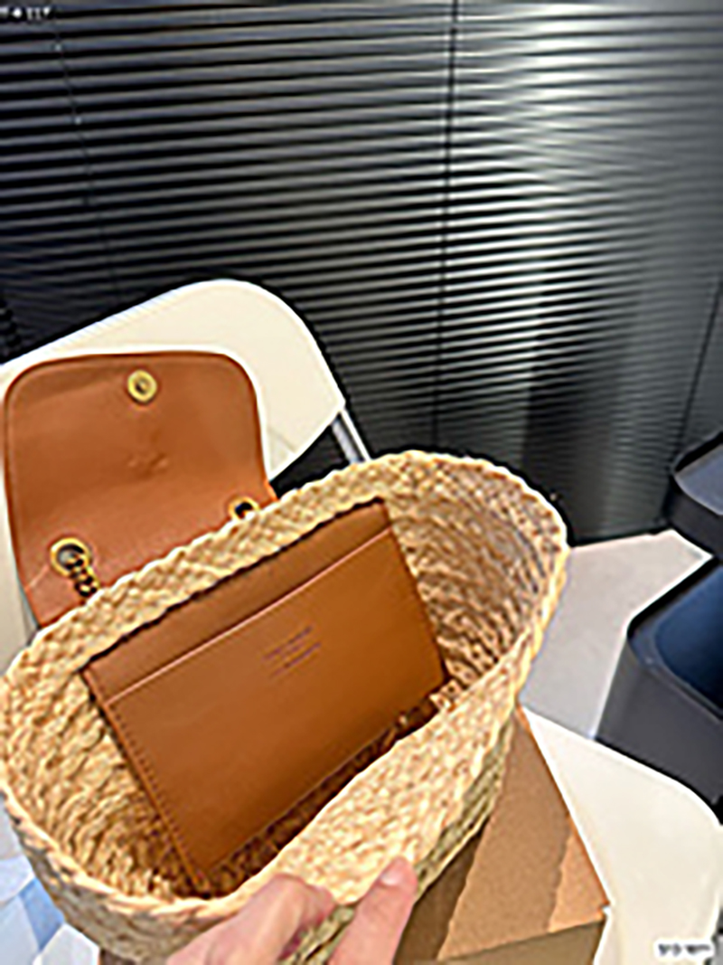 Fashion 6.5″x7.5″ Weave leather Handbag BB-921014
