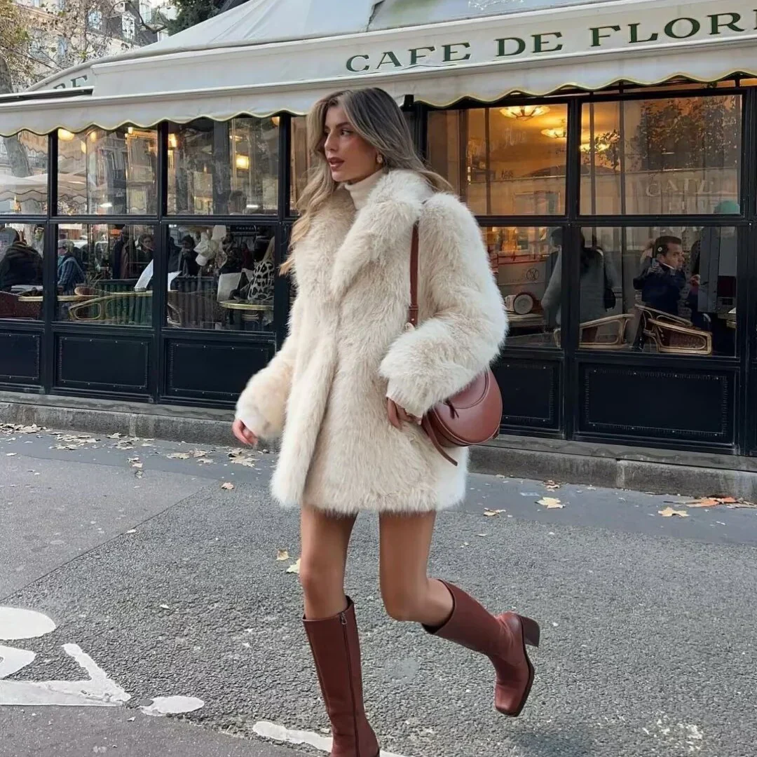 MARINA | Manteau Fourrure Tendance