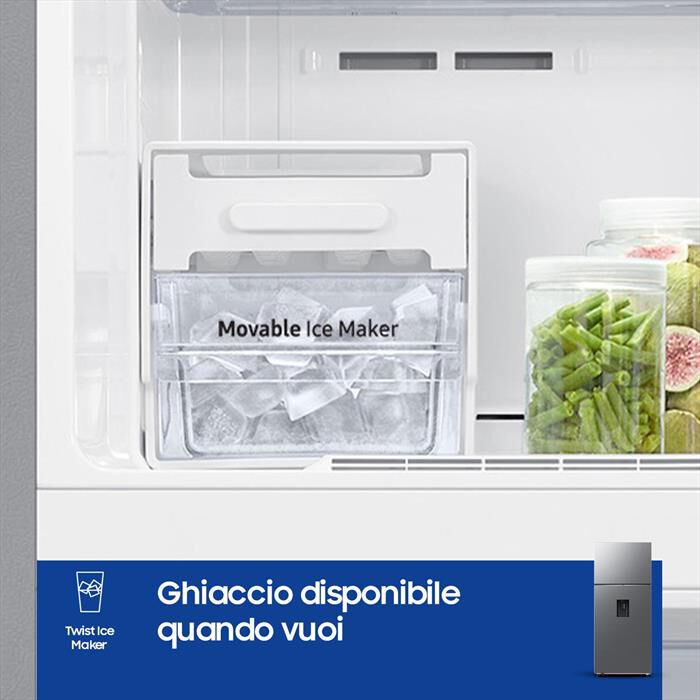 SAMSUNG - Frigorifero 2 porte RT53DG7B14S9EF Classe E 528 lt-Metal Inox