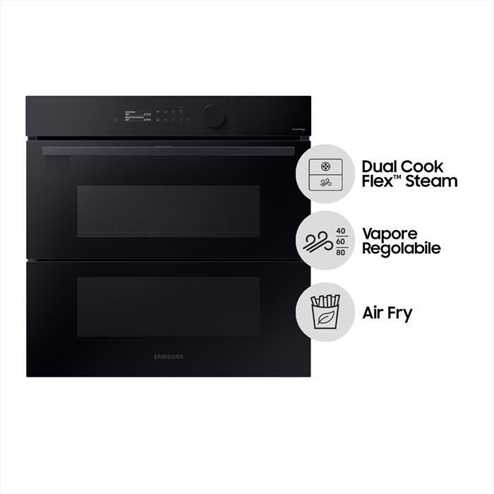SAMSUNG - Forno incasso elettrico NV7B5760WBK/U5 Classe A+-VETRO NERO