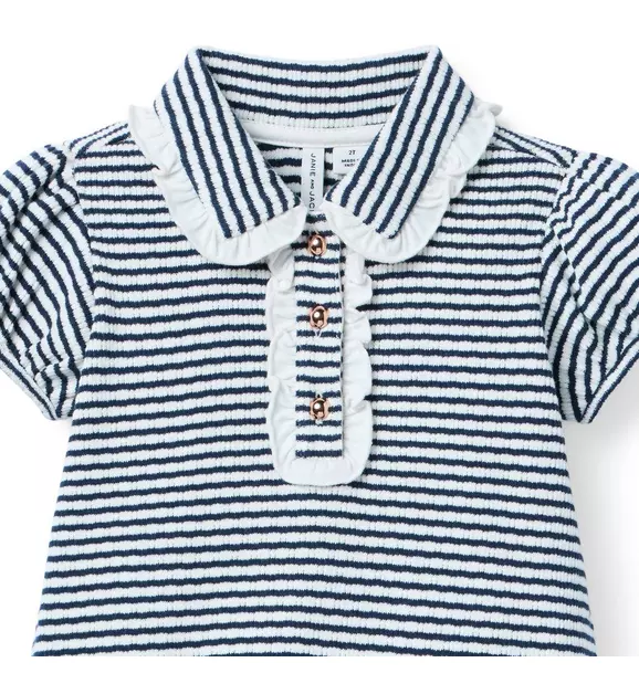 Textured Striped Dress