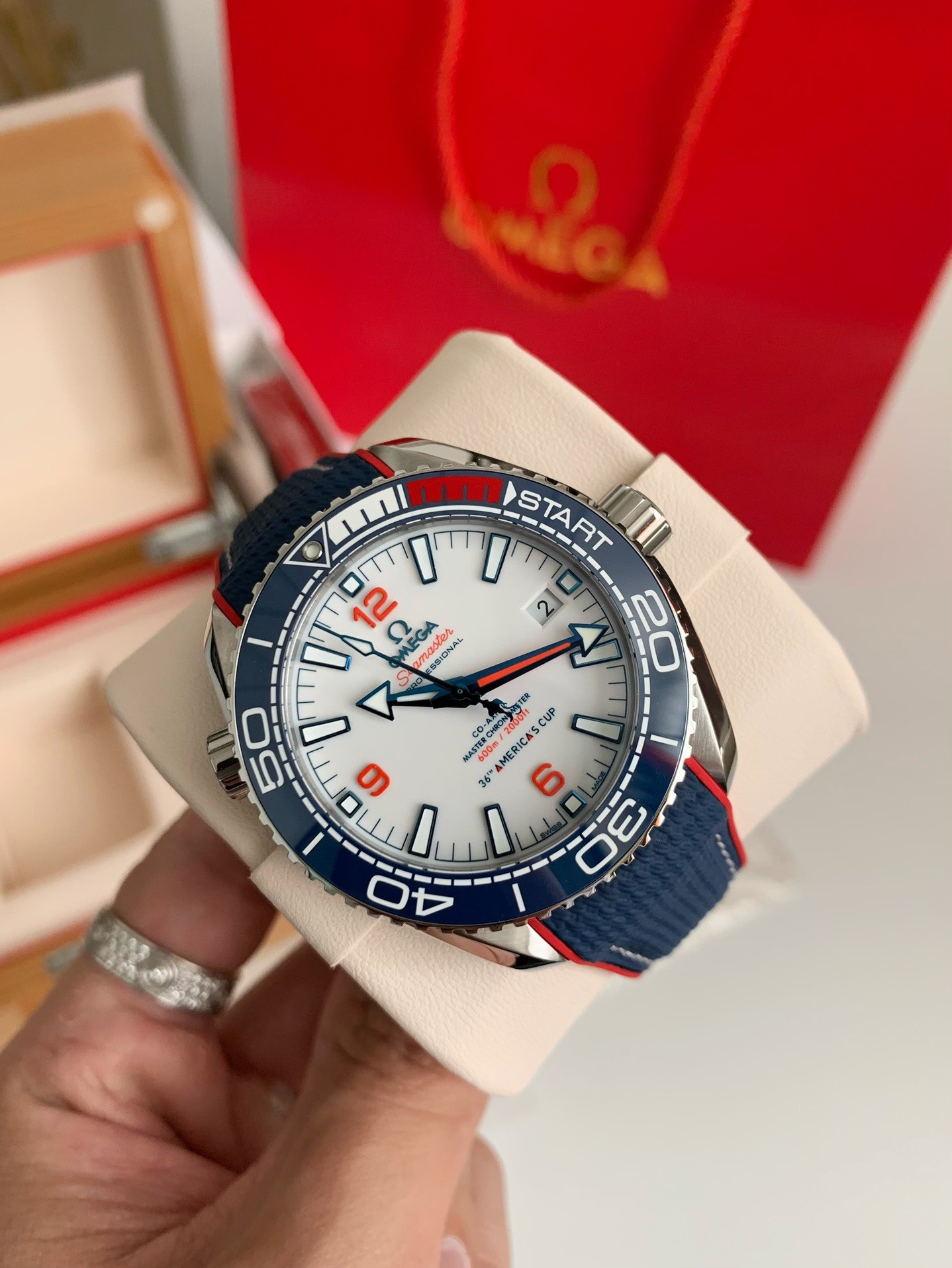Omega Seahorse Series Ocean Cosmos  Cup wristwatch,43.5mm