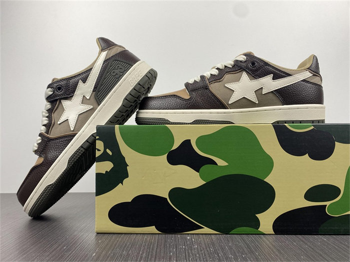 BAP SK8 Sta Brown Ivory