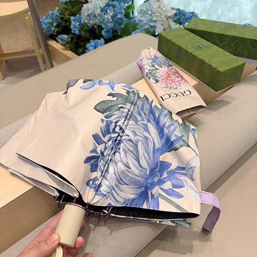 Windproof 3 Folding Rain Sun Umbrella UPF50+ YS-926072