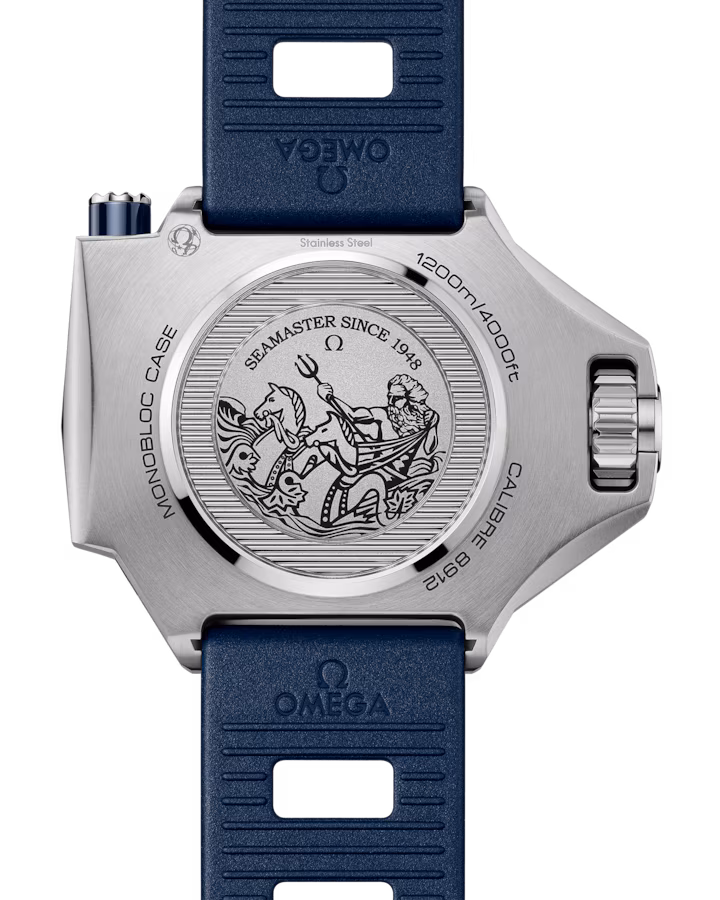 Omega Seamaster Ploprof 1200M 55 x 45mm Blue Dial O‑MEGASTEEL Strap 227.32.55.21.03.001