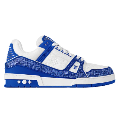 L.V  Trainer Sneaker ‘Denim Monogram Blue Diamond’