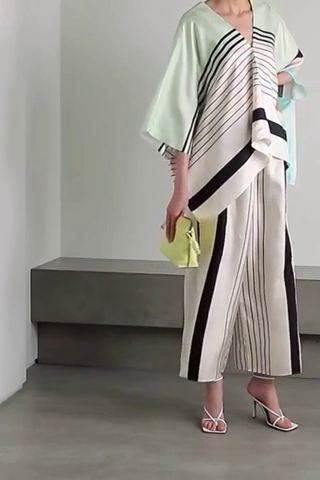Airy Elegance Kaftan Coord Set
