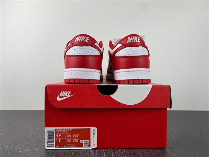 NK Dunk Low University Red CU1727-100