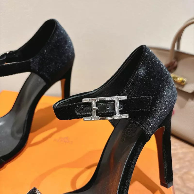 Fashion High Quality Real Leather High Heel Sandals LX-872317