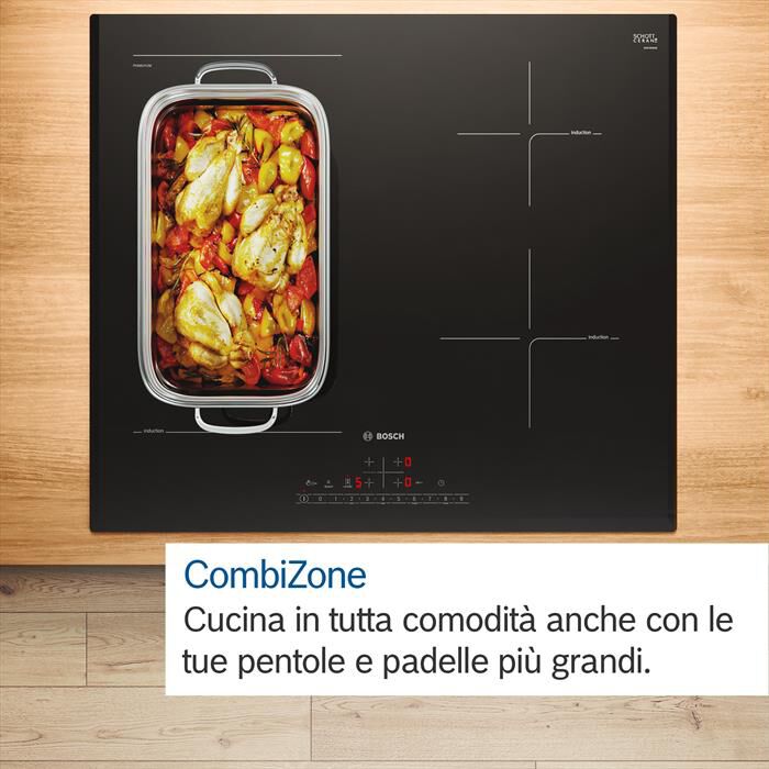 BOSCH - Piano cottura induzione PVS83KHC1Z 80,2 cm-Nero
