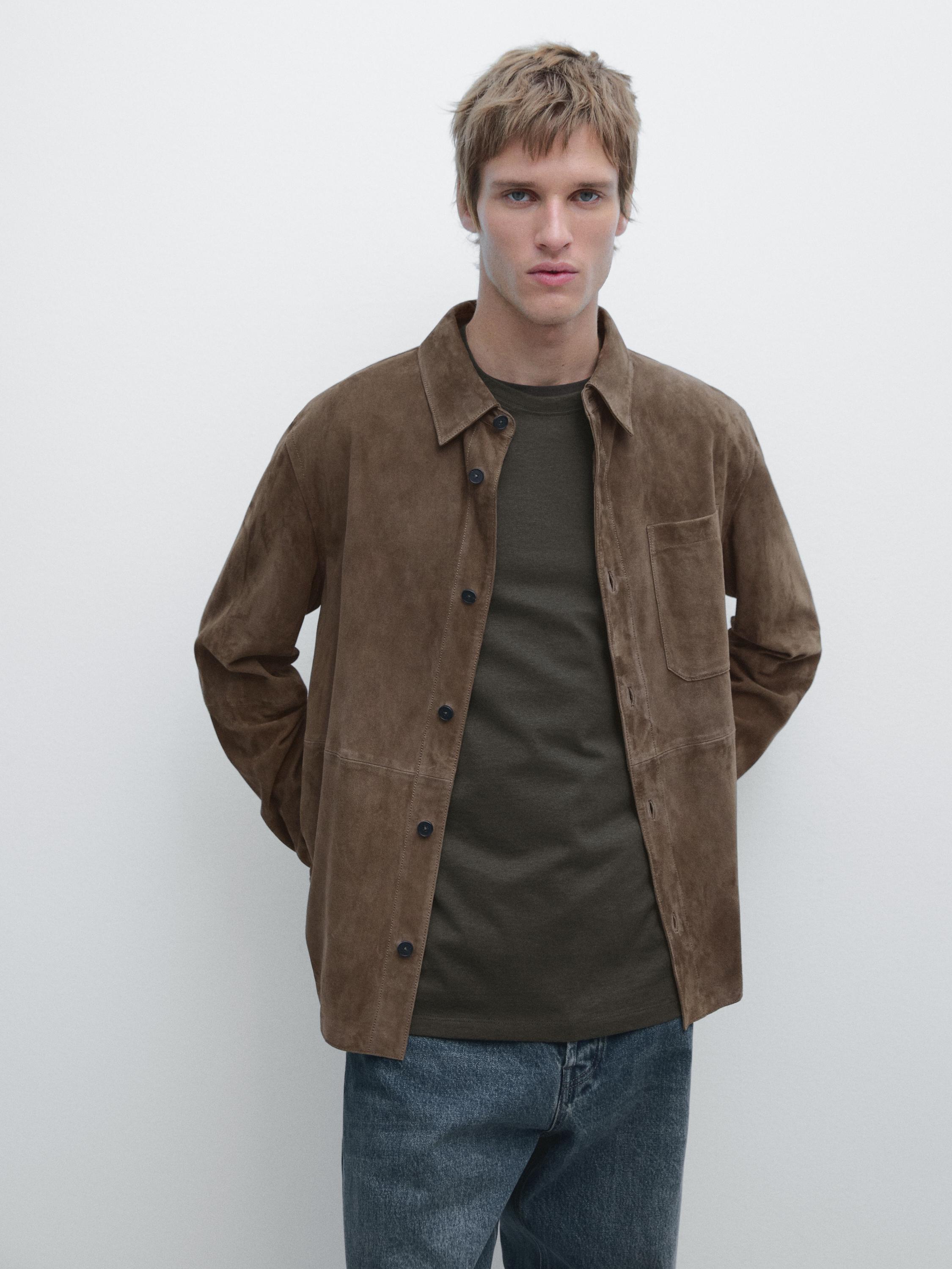 Sobrecamisa piel ante