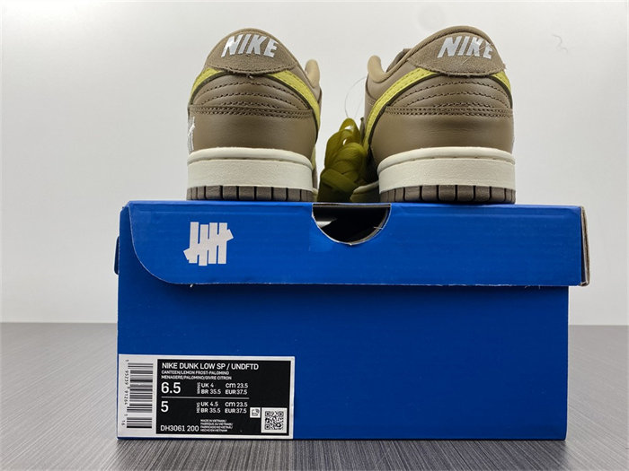 NK Dunk Low SP Undefeated Canteen Dunk vs. AF1 Pack DH3061-200