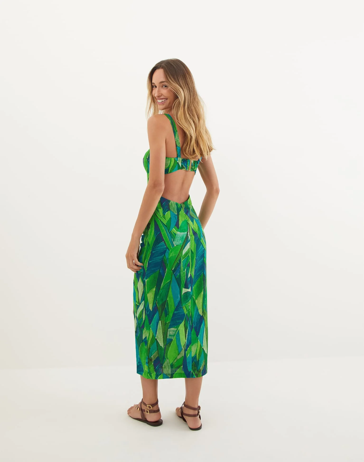 Mira Midi Dress (Final Sale) - Tropics