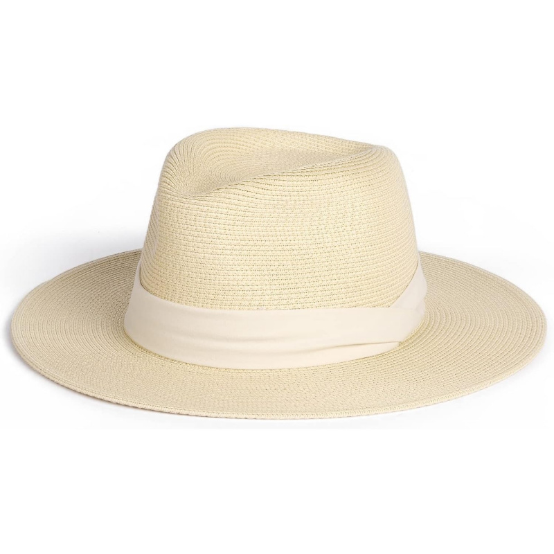 Women's Men's Wide Brim Straw