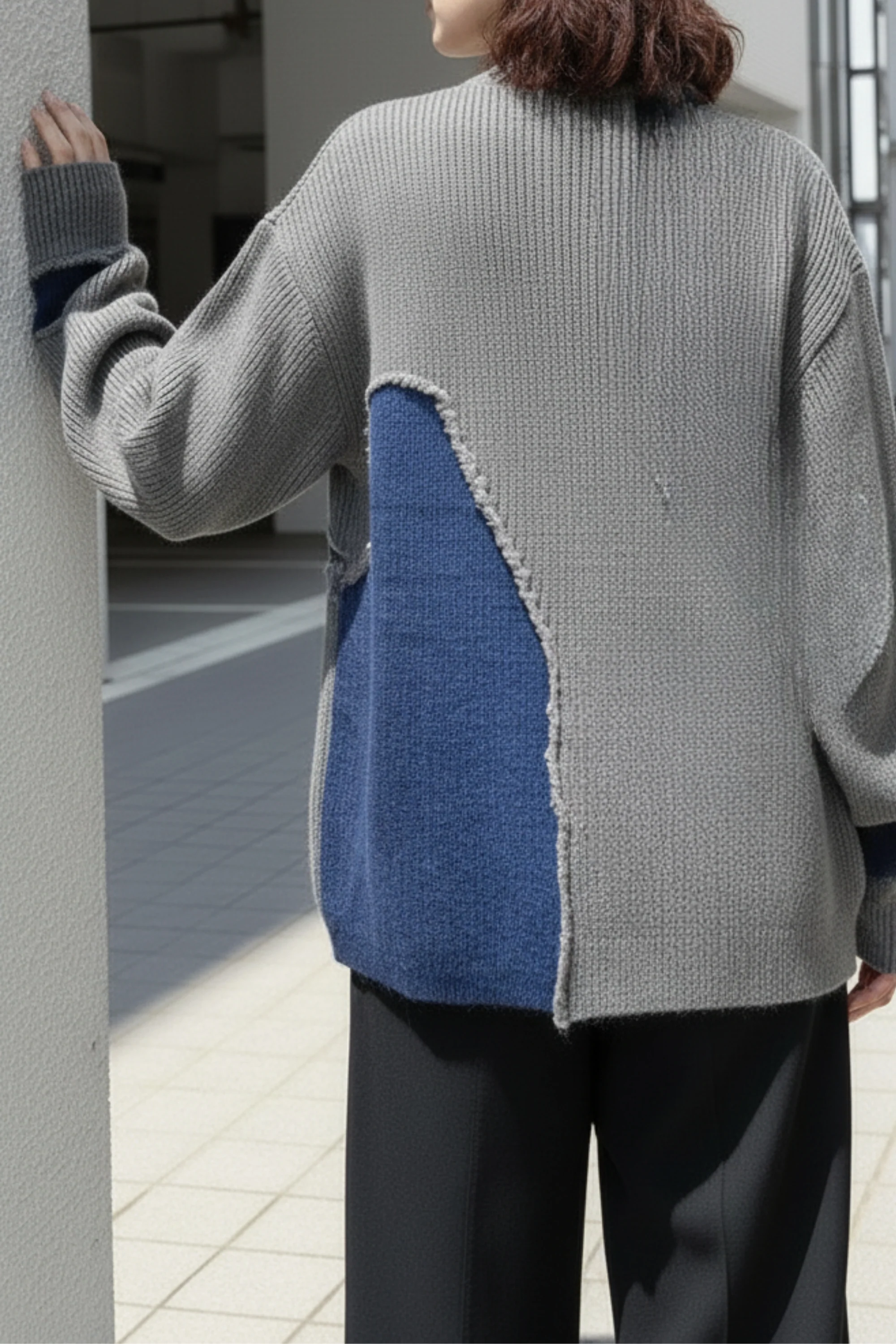Shadow Sea Patch Sweater