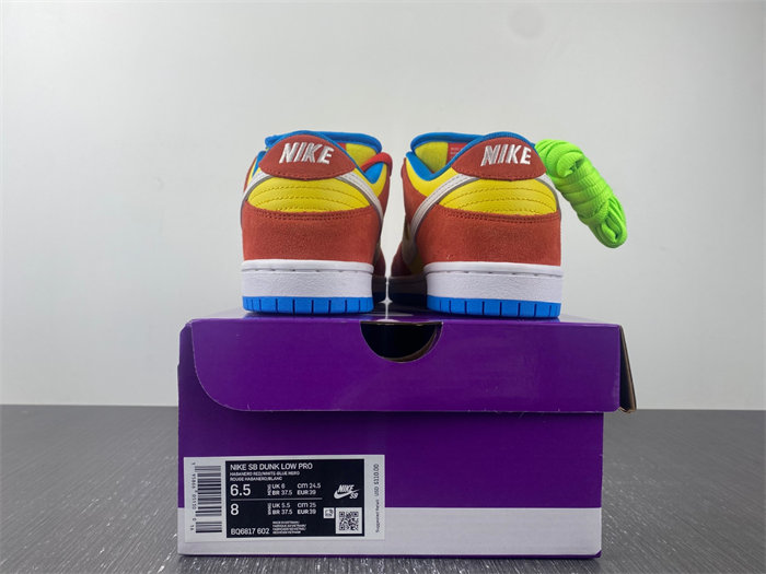 NK SB Dunk Low Pro Bart Simpson BQ6817-602