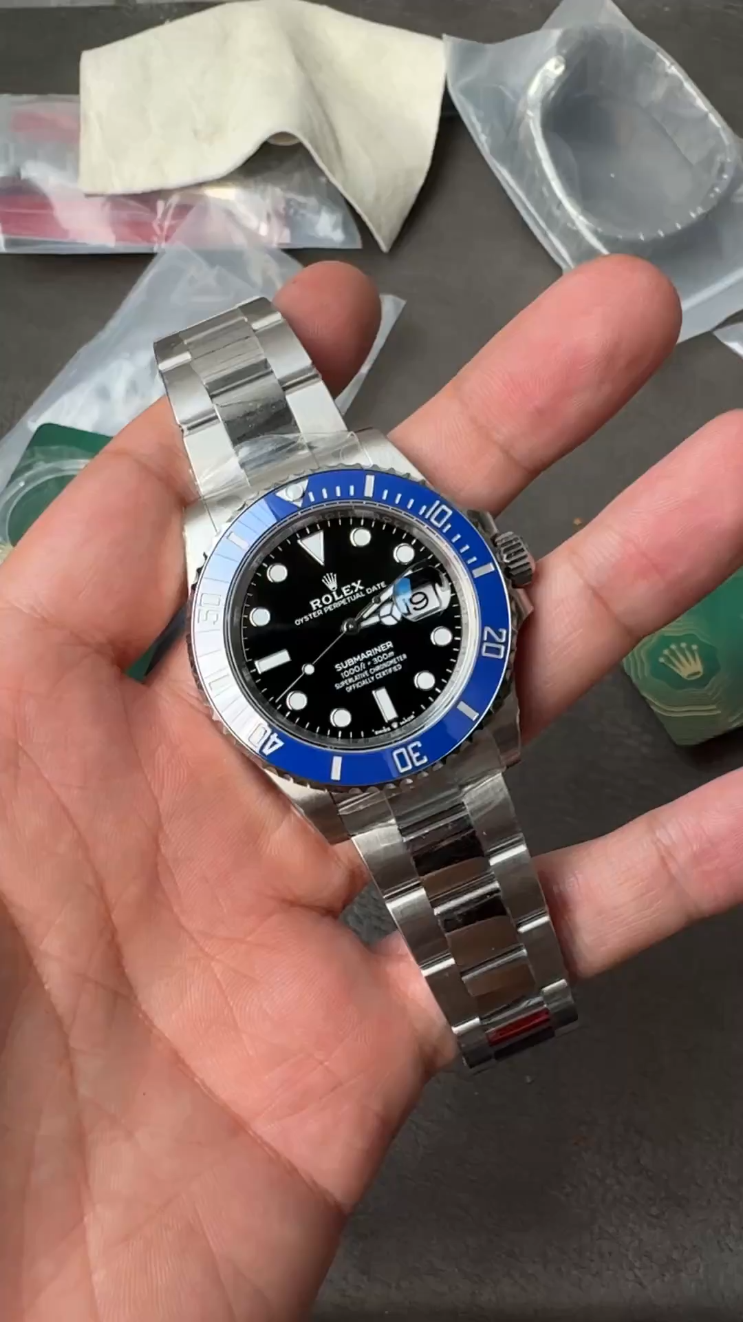 Rolex 126619LB Submariner Date 41mm White Gold Blue Bezel Cookie Monster 2021