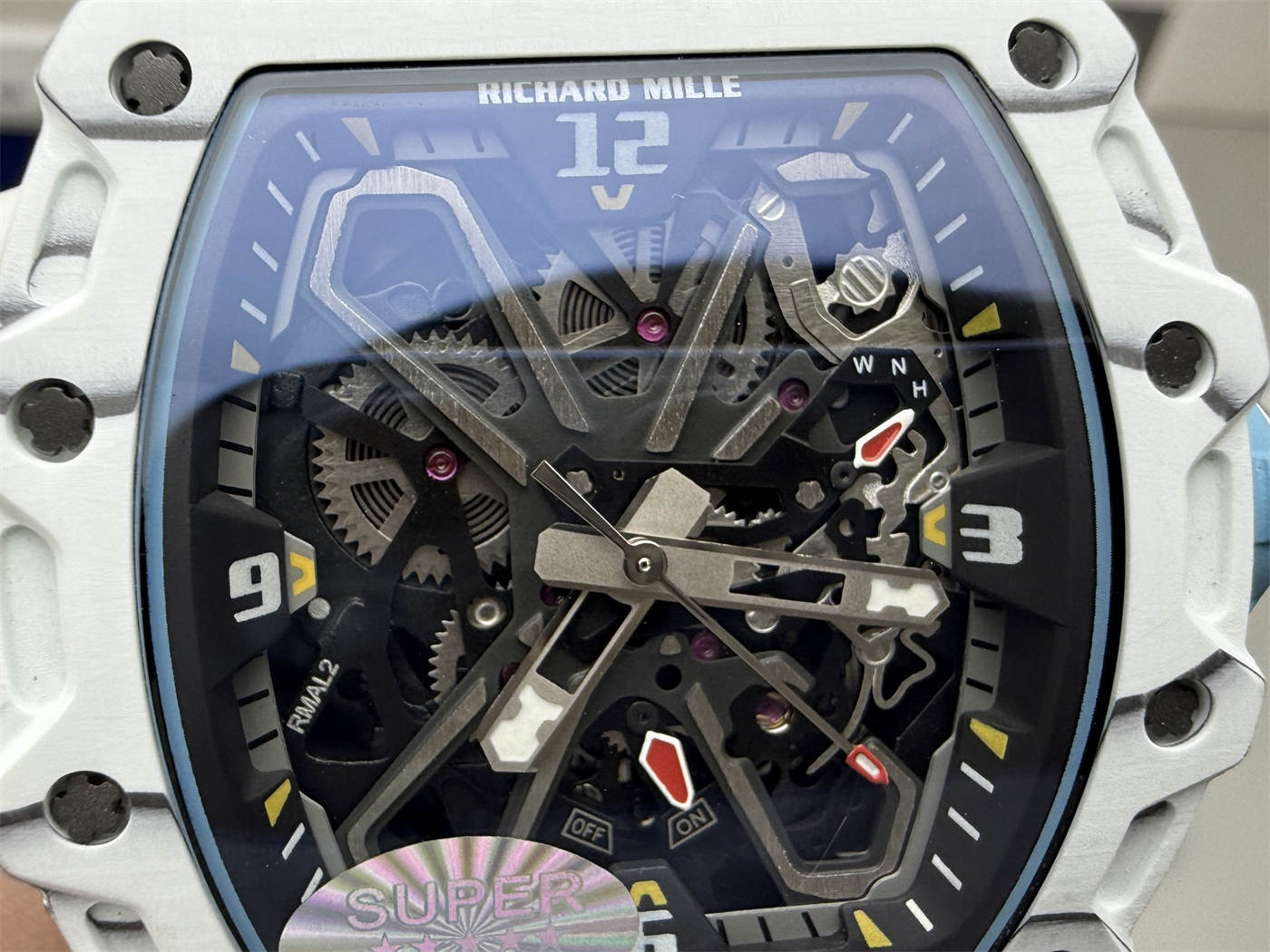 Richard Mille RM35-03 Replica – N1 Factory White Quartz TPT 43mm