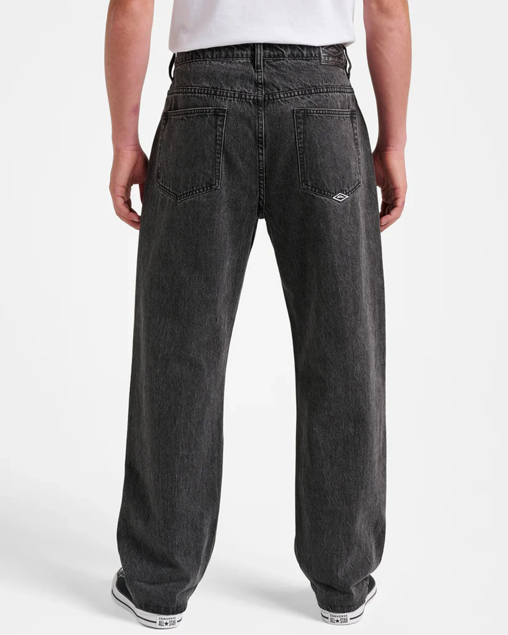 Baggy Denim Pants - Black Wash