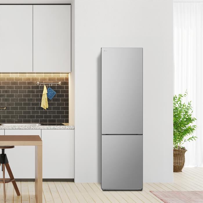 LG - Frigorifero combinato GBV22NCBPY Classe B 387 lt-Prime Silver