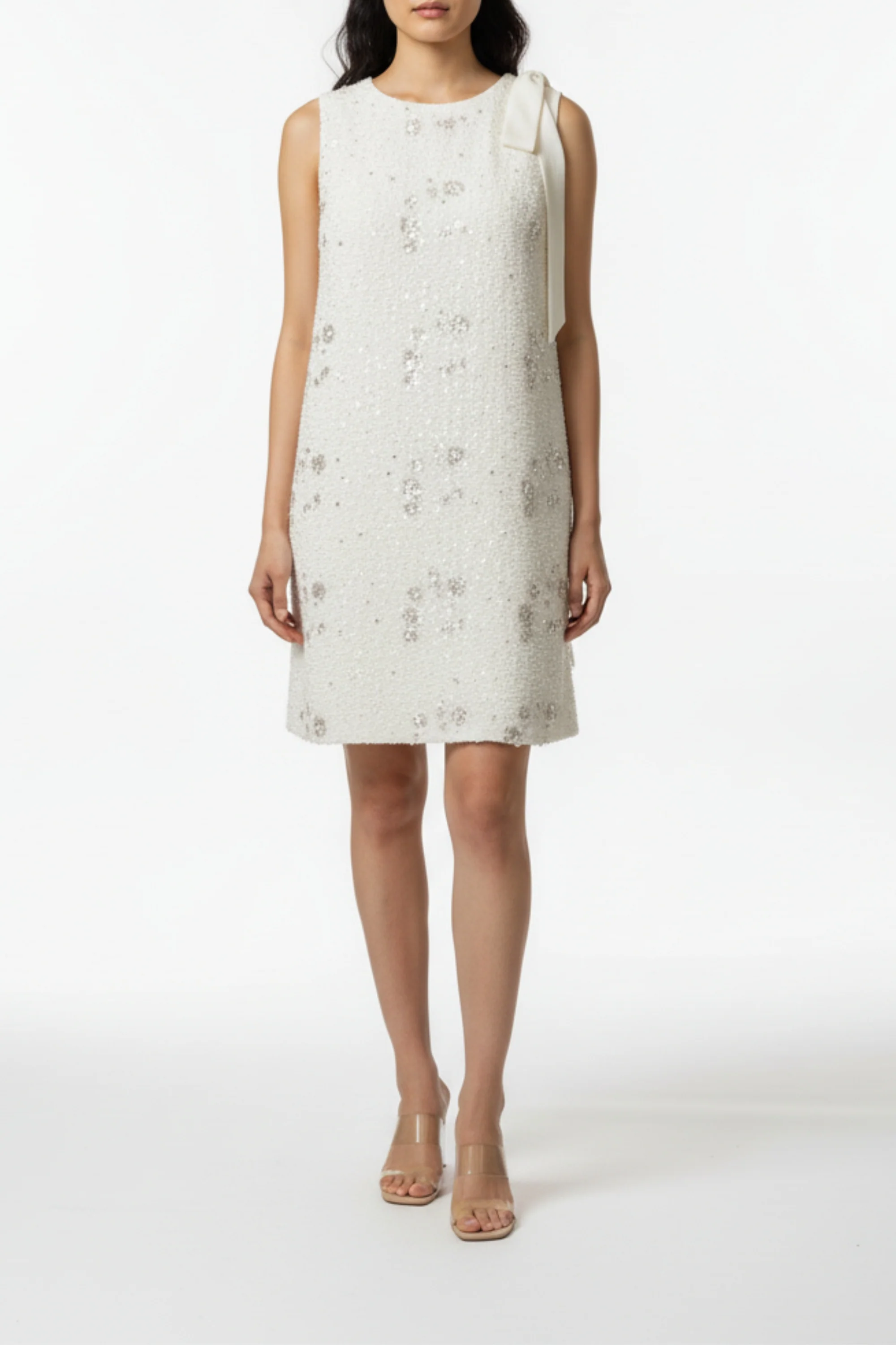 Ivory Serenity Embellished Dress